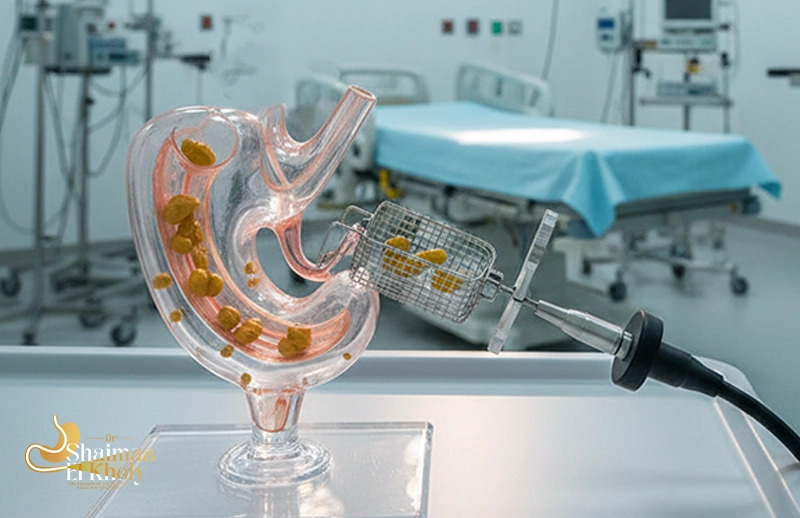 إزالة الحصوات من القناة الصفراوية بالمنظار